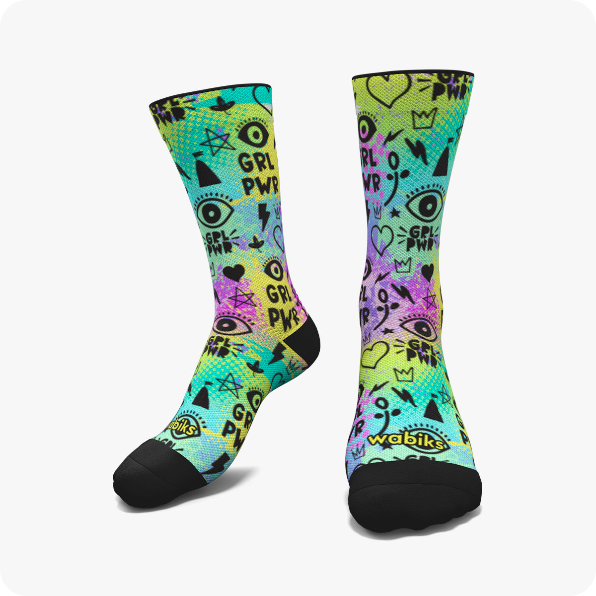 Calcetines GIRL POWER de Wabiks® Running Mujer - Main Image